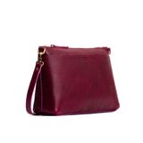 Orchid Large | Zip top crossbody bag with detachable strap