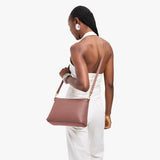 Sunkissed Large | Zip top crossbody bag with detachable strap
