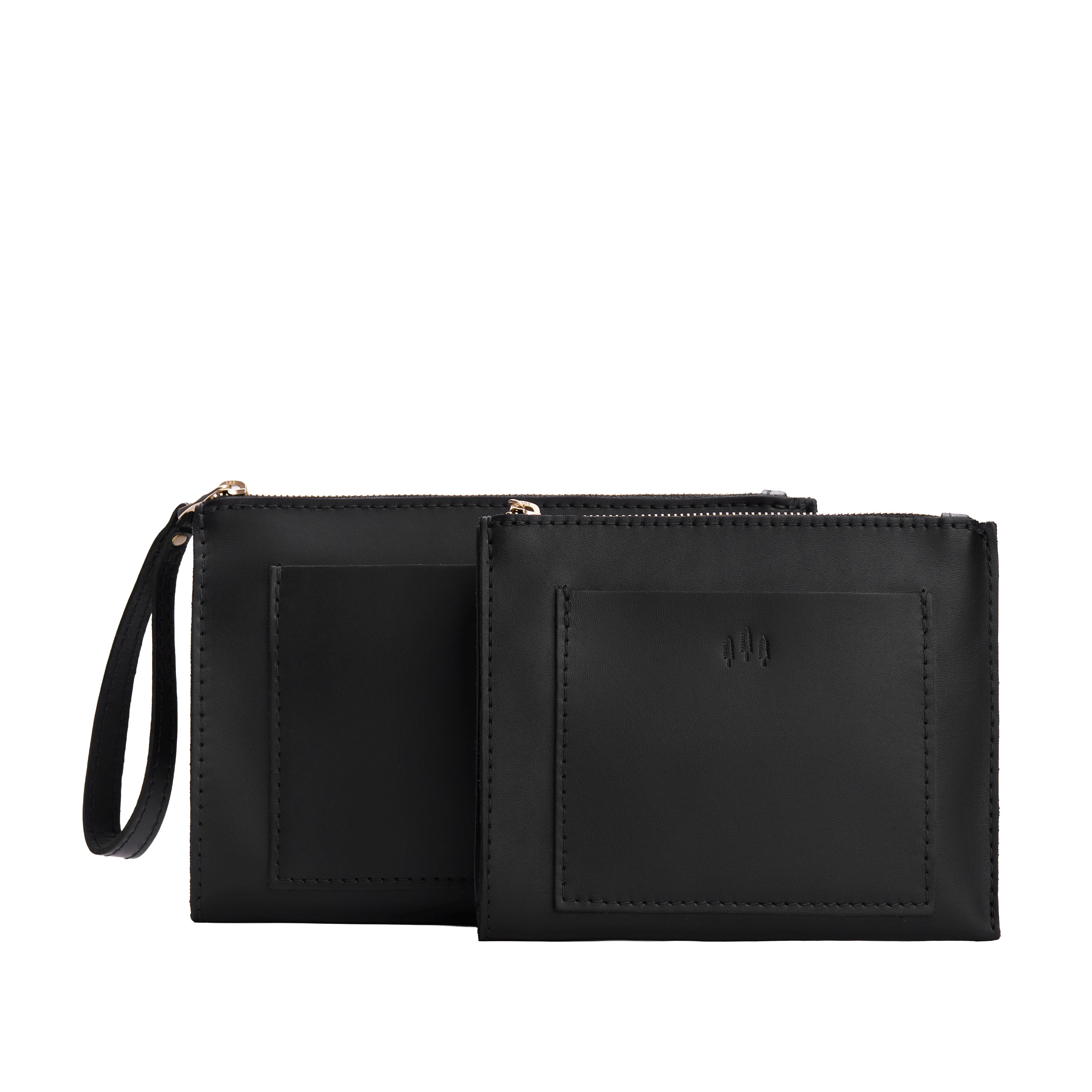 BRUNT ブラント　letter レッテル　ブラック Postcard Wristlet | Portland Leather Goods