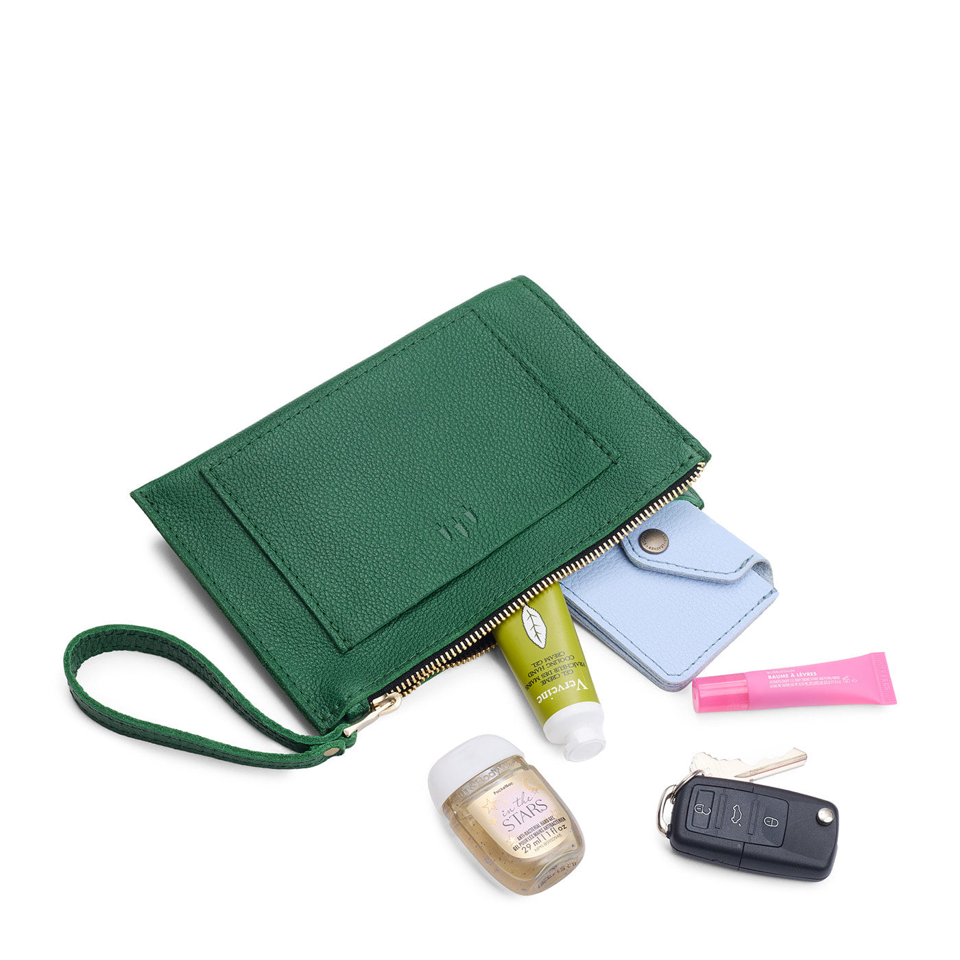 Bacalar*Small | Wristlet pouch with front pocket and zipper closure