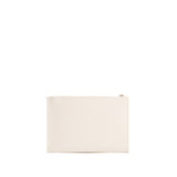 Bone Small | Wristlet pouch with front pocket and zipper closure