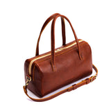 Nutmeg Large | Mini duffle shaped handbag with crossbody strap