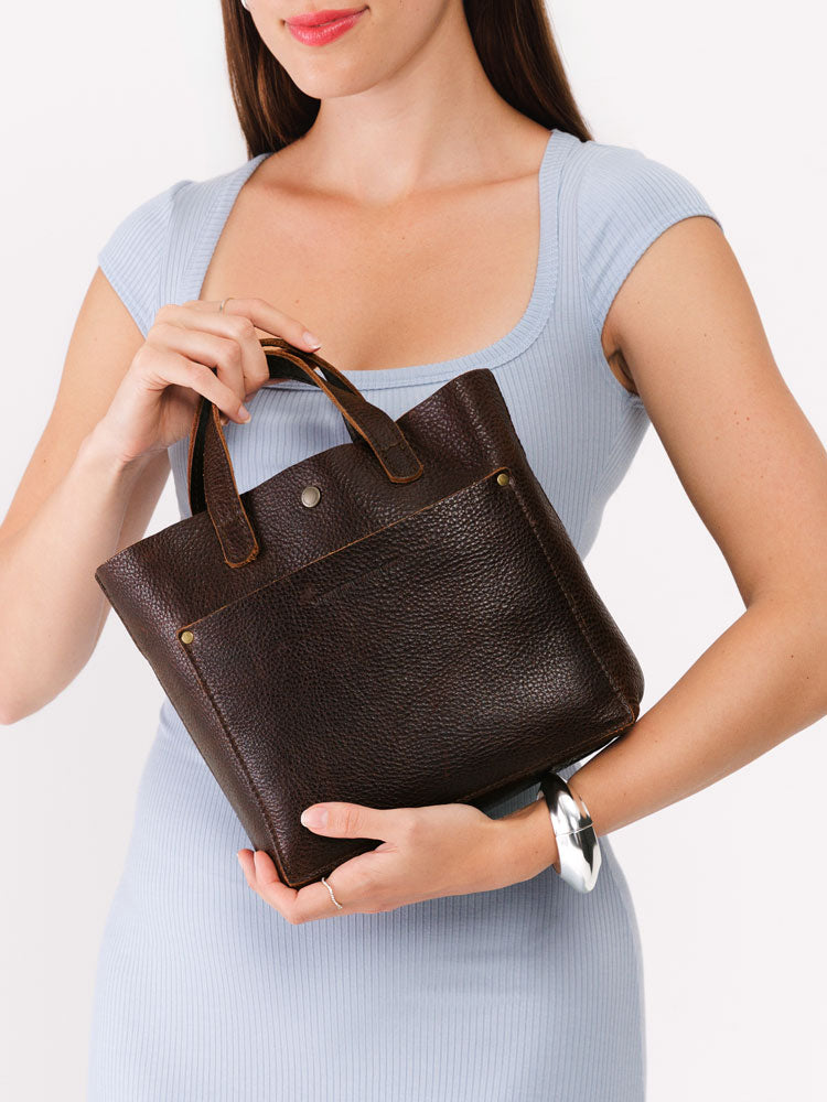 Classic Leather Tote Bag