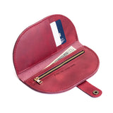 Anemone | Semicircle bifold wallet with snap closure