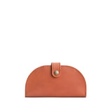 Clownfish | Semicircle bifold wallet with snap closure open