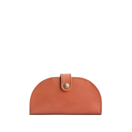 Clownfish | Semicircle bifold wallet with snap closure open
