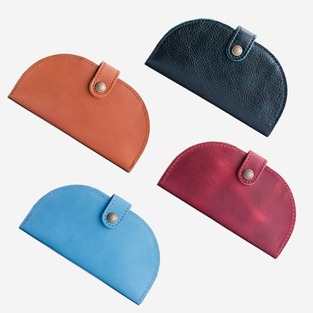 Anemone | Semicircle bifold wallet with snap closure