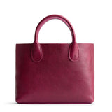 Orchid Large | Mid-size tote purse with structured leather handles and crossbody strap