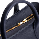 Night Owl ANY Zipper | Petite tote purse with structured leather handles and crossbody strap
