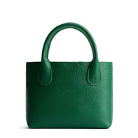 Bacalar*Small | Petite tote purse with structured leather handles and crossbody strap