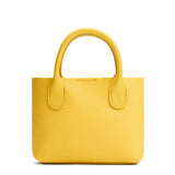 Canary Small | Petite tote purse with structured leather handles and crossbody strap
