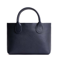 Night Owl*Large | Mid-size tote purse with  structured leather handles and crossbody strap