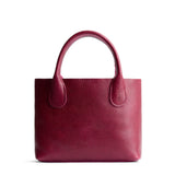 Orchid Small | Petite tote purse with structured leather handles and crossbody strap