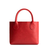 Ruby Small | Petite tote purse with structured leather handles and crossbody strap