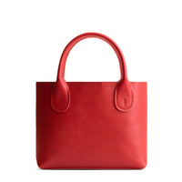 Ruby*Small | Petite tote purse with structured leather handles and crossbody strap