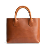Honey Large | Mid-size tote purse with  structured leather handles and crossbody strap