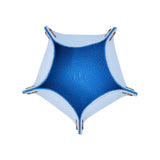 Skyway | Star-shaped foldable leather tray with snap-button corners
