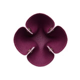 Potion | Clover leaf-shaped foldable leather tray with snap-button corners