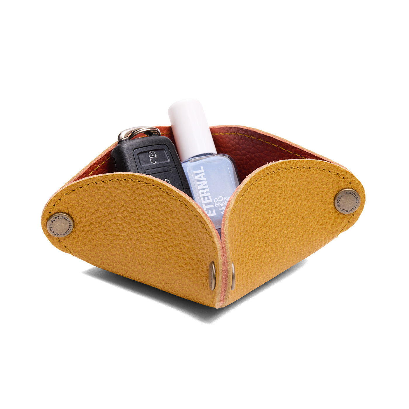 Reversible Clover Trinket Tray | Portland Leather Goods
