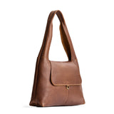 Asheville Medium | Slouchy triangle shaped shoulder bag with a flap