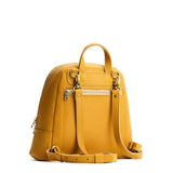 Sunshine | Leather backpack with debossed Portland Leather logo on front, with zipper closure and straps with lobster clasps