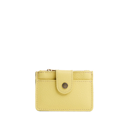 Butter Bliss | Compact wallet with snap closure and zippered pouch