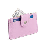 Calla Lily | Compact wallet with snap closure and zippered pouch