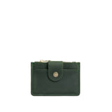 Evergreen | Compact wallet with snap closure and zippered pouch