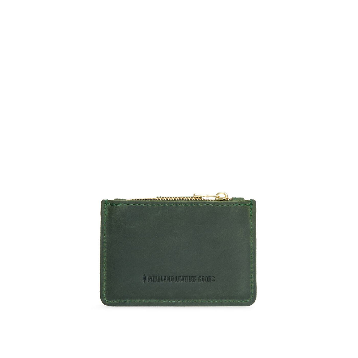 Evergreen | Compact wallet with snap closure and zippered pouch