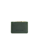 Evergreen | Compact wallet with snap closure and zippered pouch