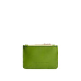Green Apple | Compact wallet with snap closure and zippered pouch