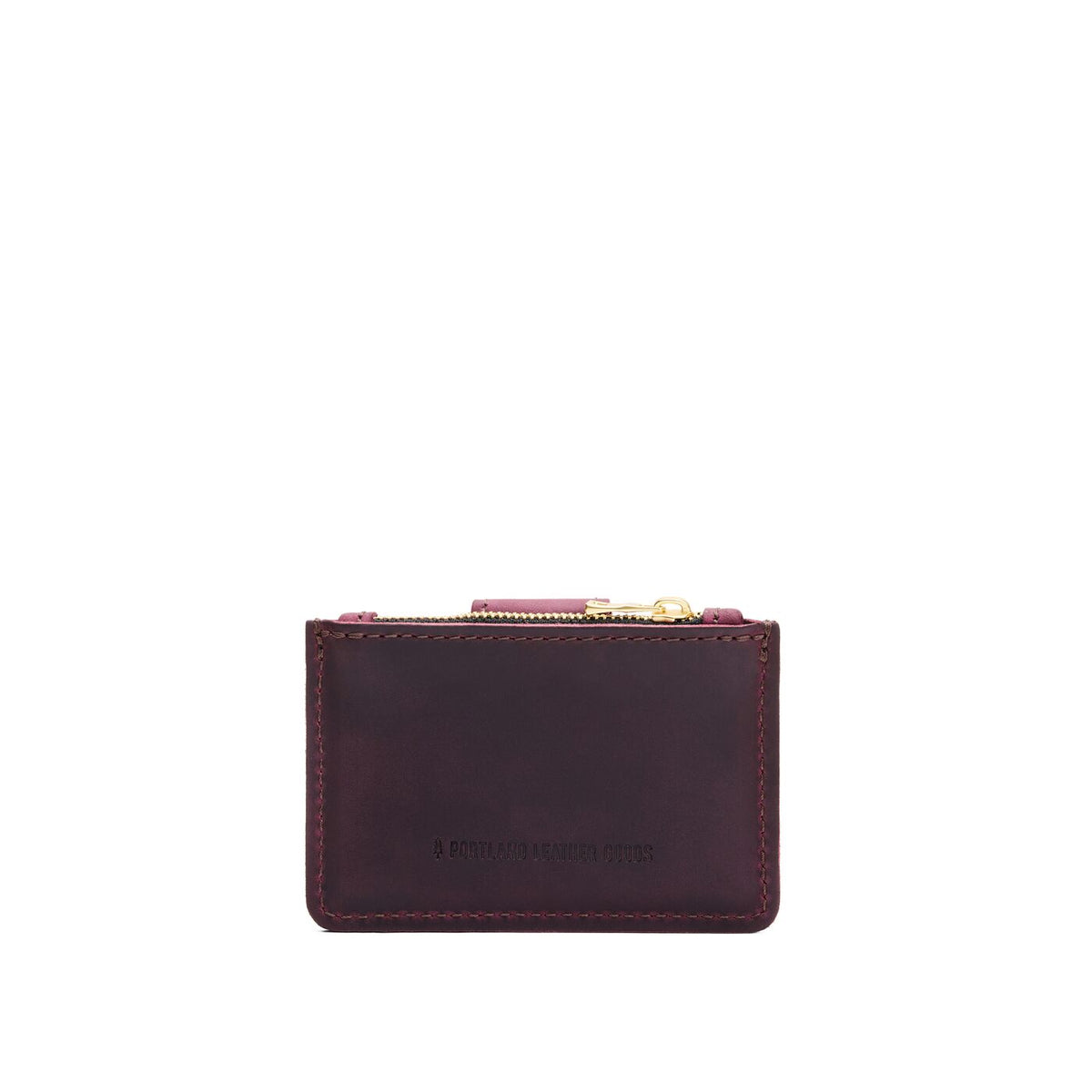 Larkspur | Compact wallet with snap closure and zippered pouch