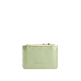 Pistachio | Compact wallet with snap closure and zippered pouch