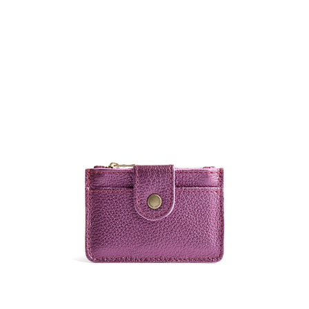 Ultra Violet | Compact wallet with snap closure and zippered pouch