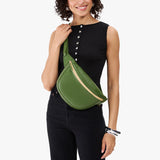 Cactus | Model wearing a sling bag with front zipper