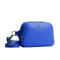 Astro Blue | Rectangular sling bag with zipper and tree logo