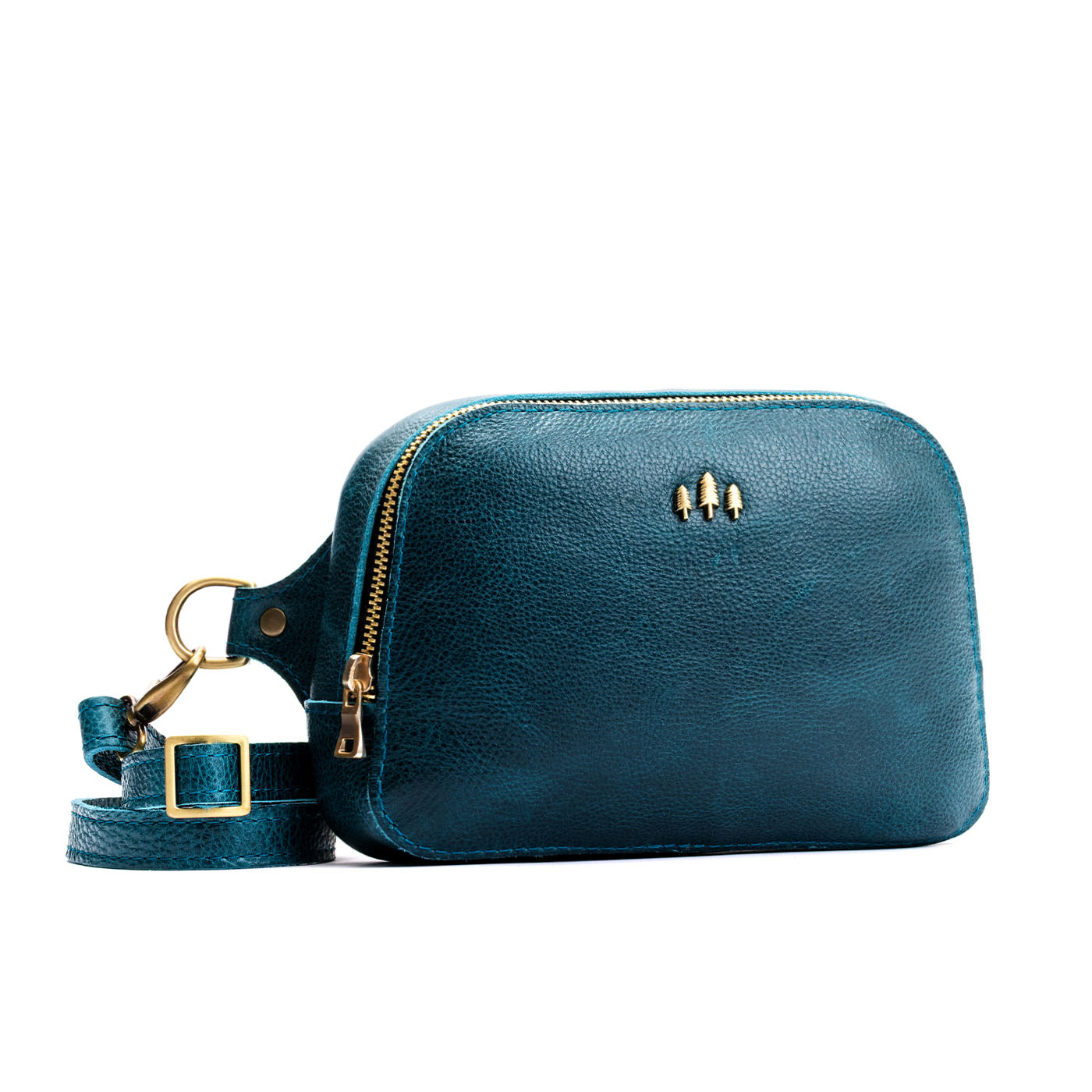 Lagoon | Rectangular sling bag with zipper and tree logo
