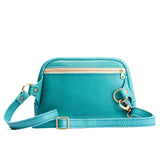 Seafoam | Rectangular sling bag with zipper and tree logo
