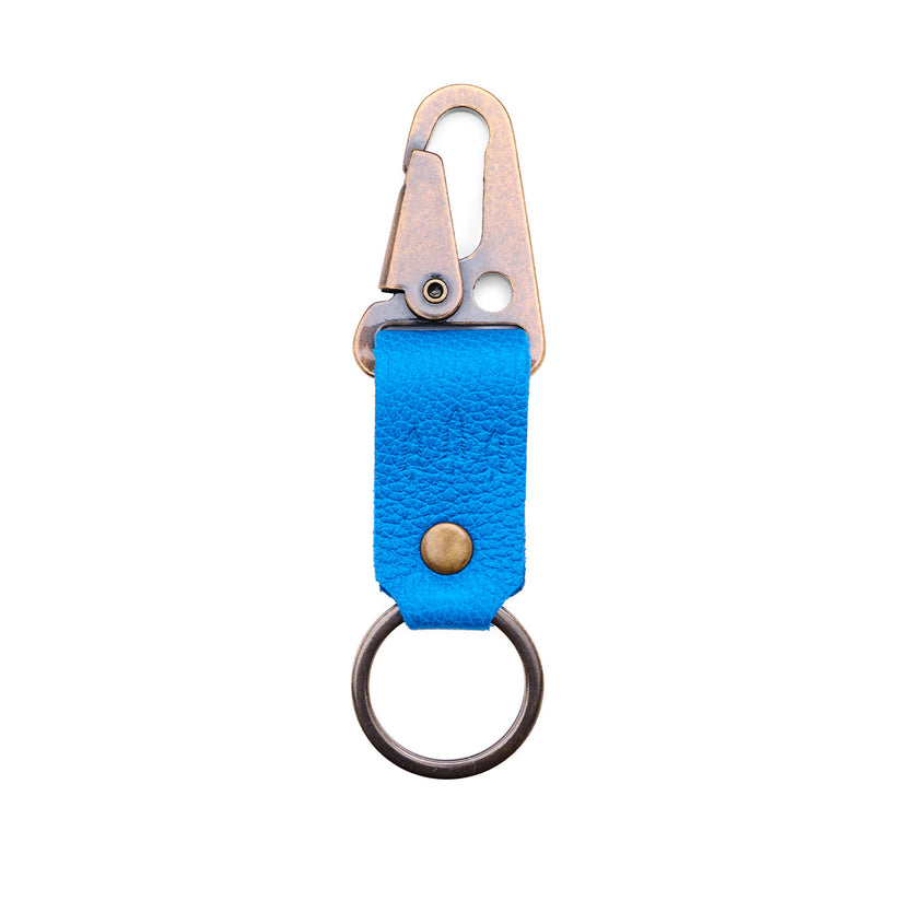 Skydive*Short | leather logo branded keychain