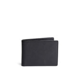 Black Rock Classic | Bifold leather wallet with visible stitching on a white background