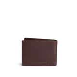 Trailstone Classic | Bifold leather wallet with visible stitching on a white background