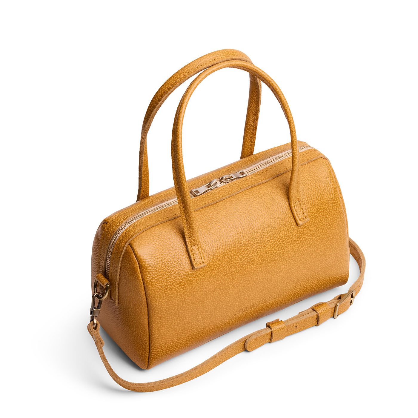 Sunshine*Large | Mini duffle shaped handbag with crossbody strap