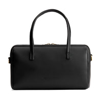 Black*Oversized | Mini duffle shaped handbag with crossbody strap