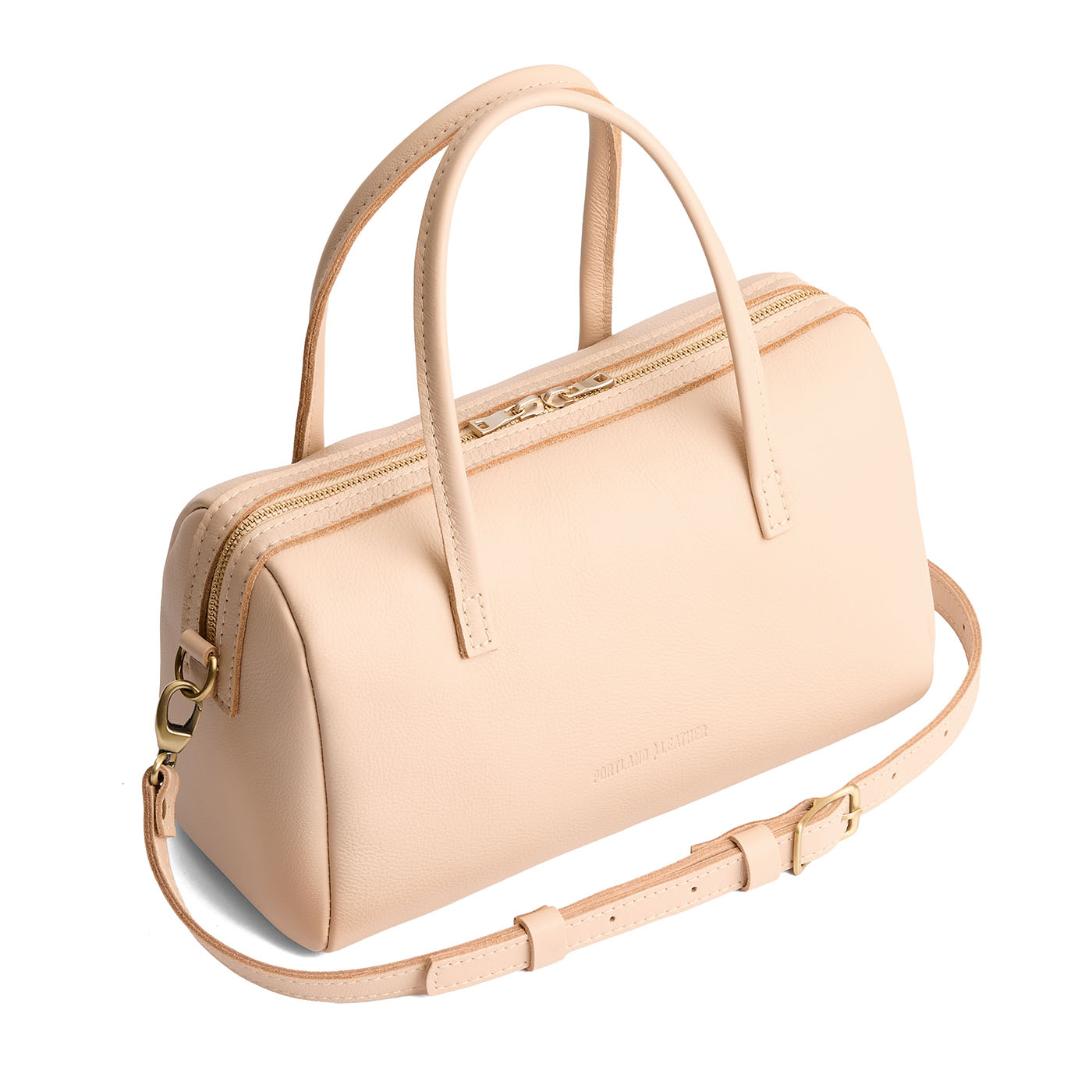 Moonflower*Oversized | Mini duffle shaped handbag with crossbody strap