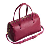 Orchid Oversized | Mini duffle shaped handbag with crossbody strap