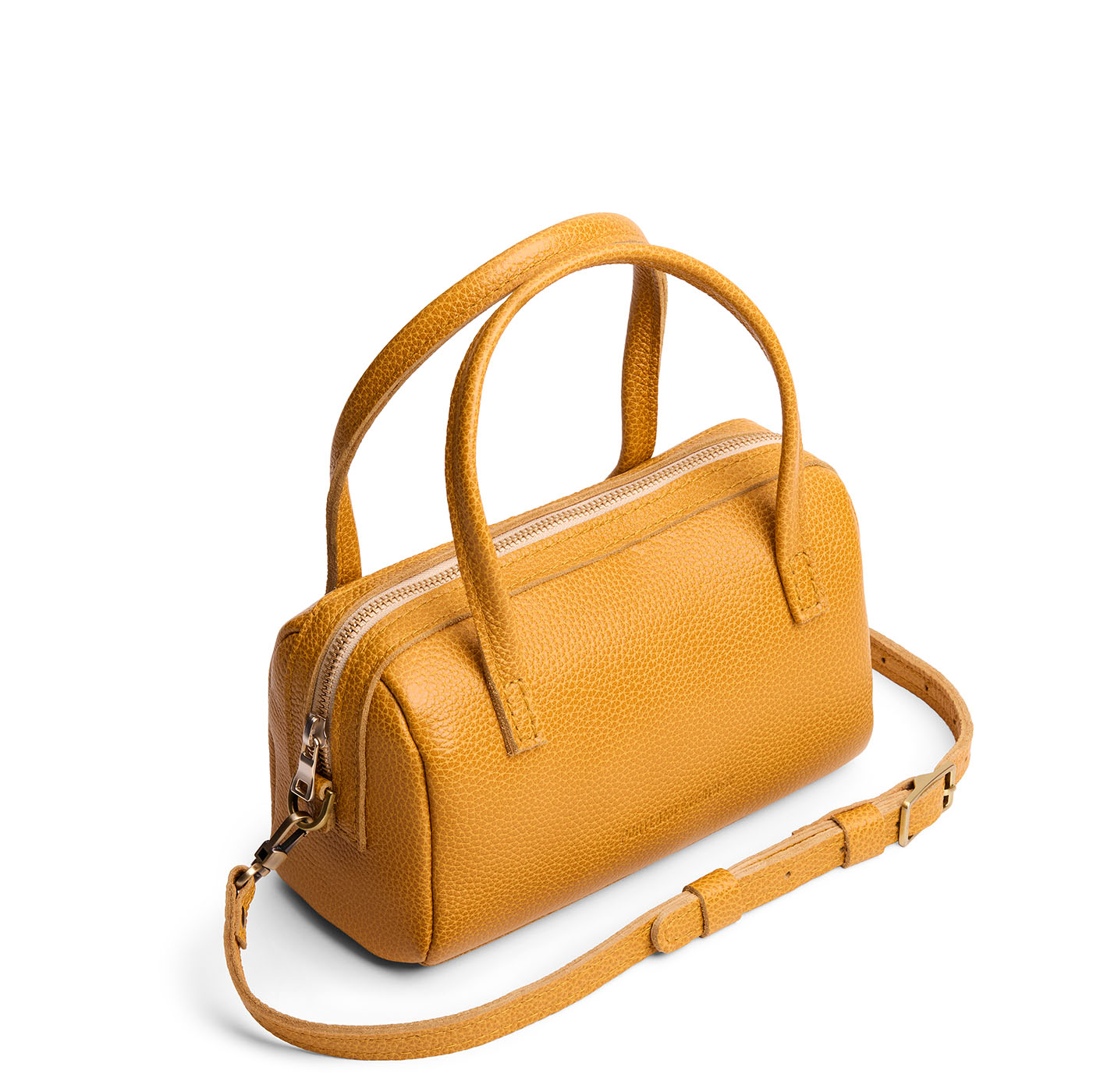 Sunshine*Small | Mini duffle shaped handbag with crossbody strap
