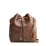 Asheville Small | Slouchy crossbody bag with leather drawstring closure