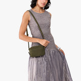 Verdant Small | Rectangular crossbody with adjustable strap
