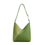 Dryland Green Small | Petite shoulder bag with adjustable strap and magnetic snap closure
