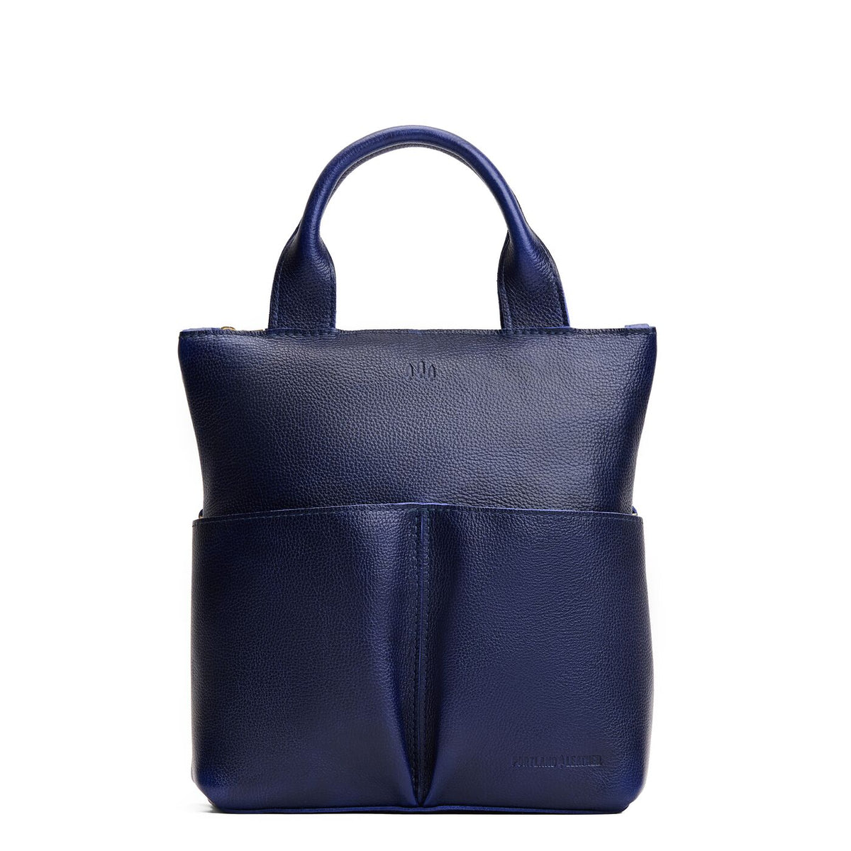 Cobalt*Small | Convertible tote clutch crossbody with two large front pocket and top carry handles